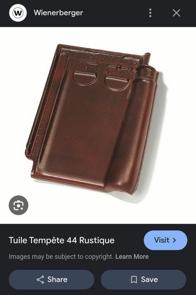 Tuiles Tempête Pottelberg à double emboîtement-autres, Autres couleurs, Enlèvement, Neuf, Tuiles