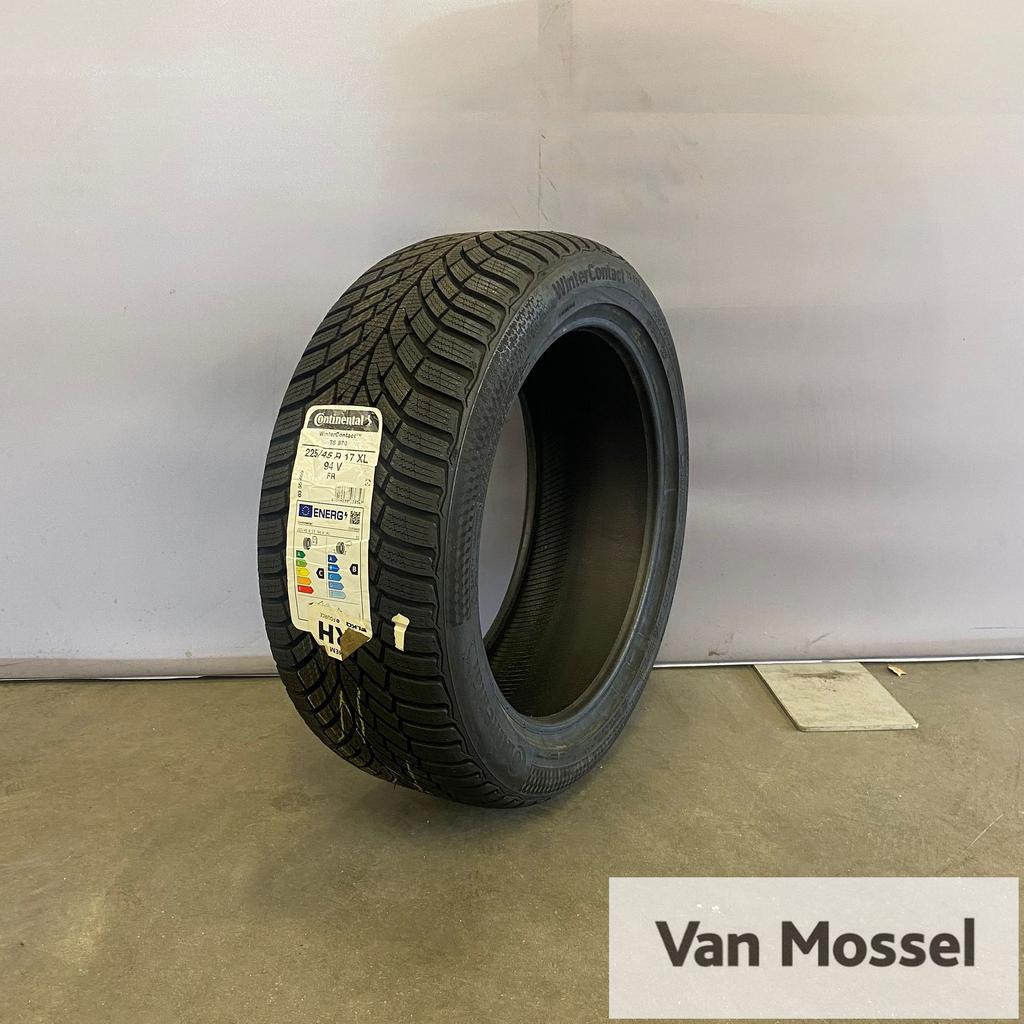 Continental WinterContact TS870 225/45/R17 94V, Gebruikt, -, -, 17 inch