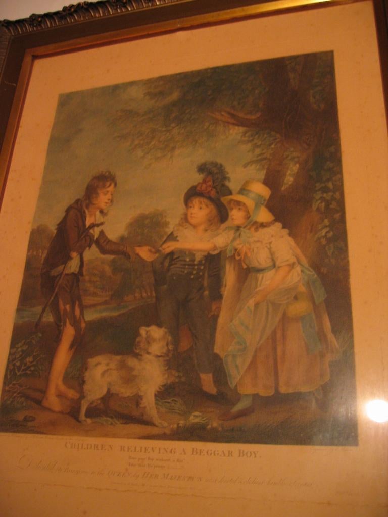 Kleurets van G.Wilkin (1796), Antiek en Kunst, Kunst | Etsen en Gravures, Ets, Ingelijst, Met passe-partout, Met tekst, Dagelijks leven