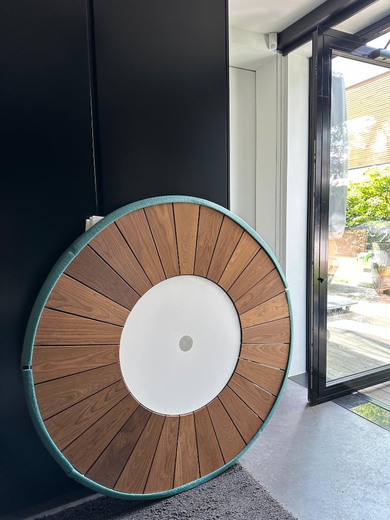 Extremis Pantagruel picknicktafel zie ook Hopper + Gargantua, Tuin en Terras, Tuintafels, Ophalen, Zo goed als nieuw, Rond, Hout