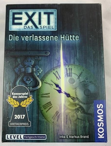 Exit Het Spel De Verlaten Hut 999 Games Escape Room, Hobby en Vrije tijd, Verzenden, Zo goed als nieuw, 999 Games