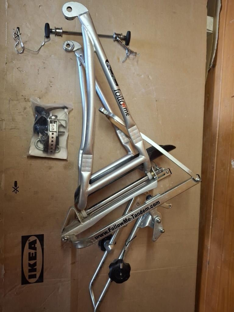 follow me tandem met alle toebehoren, Fietsen en Brommers, Ophalen, Gebruikt