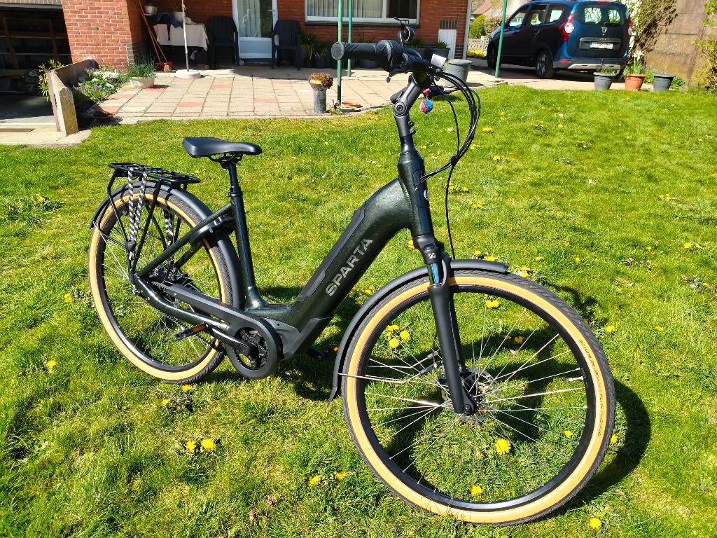Elektrische Fiets, maat 56, Fietsen en Brommers, Elektrische fietsen, Ophalen, Sparta, Zo goed als nieuw, 50 km per accu of meer