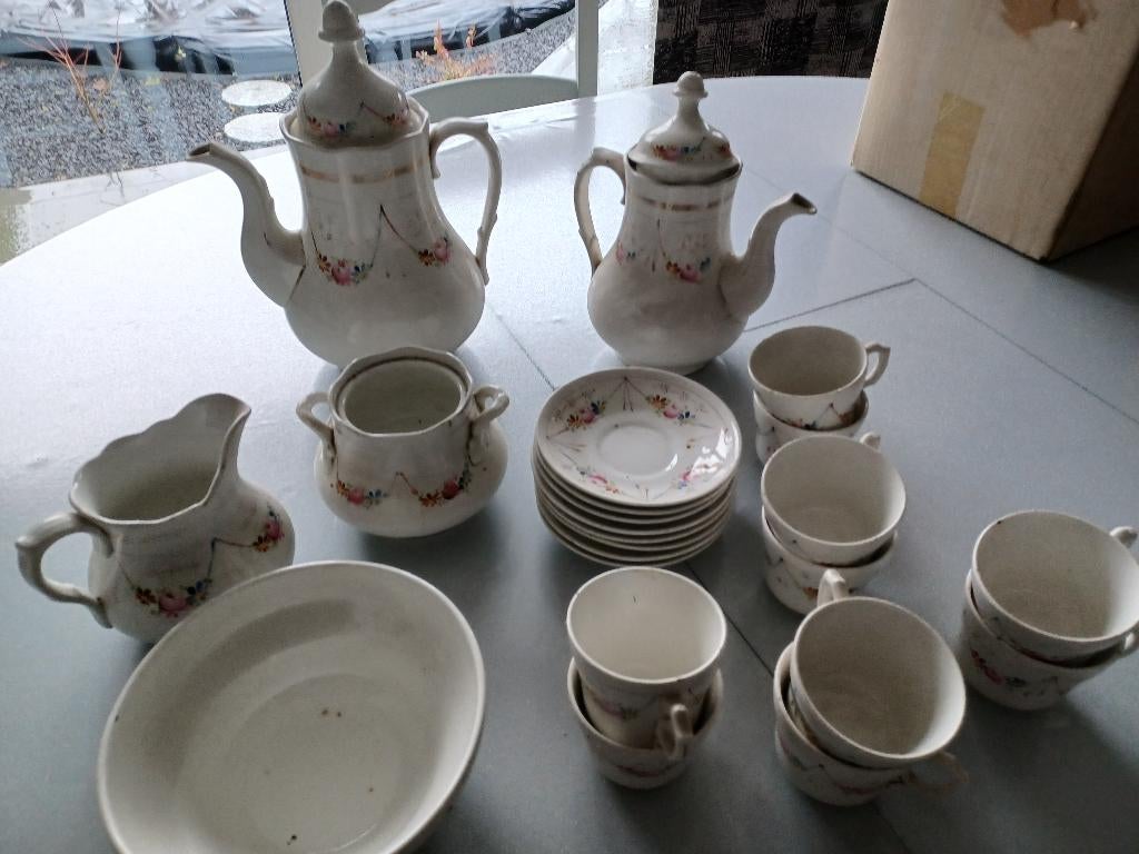 antiek thee servies, Enlèvement