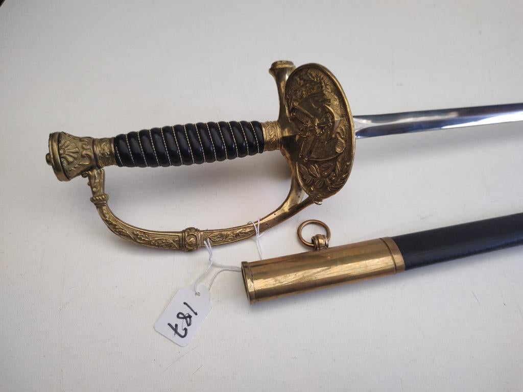 Sabel # 187 - Frankrijk - Marine degen, Collections, Objets militaires | Général, Envoi, Marine