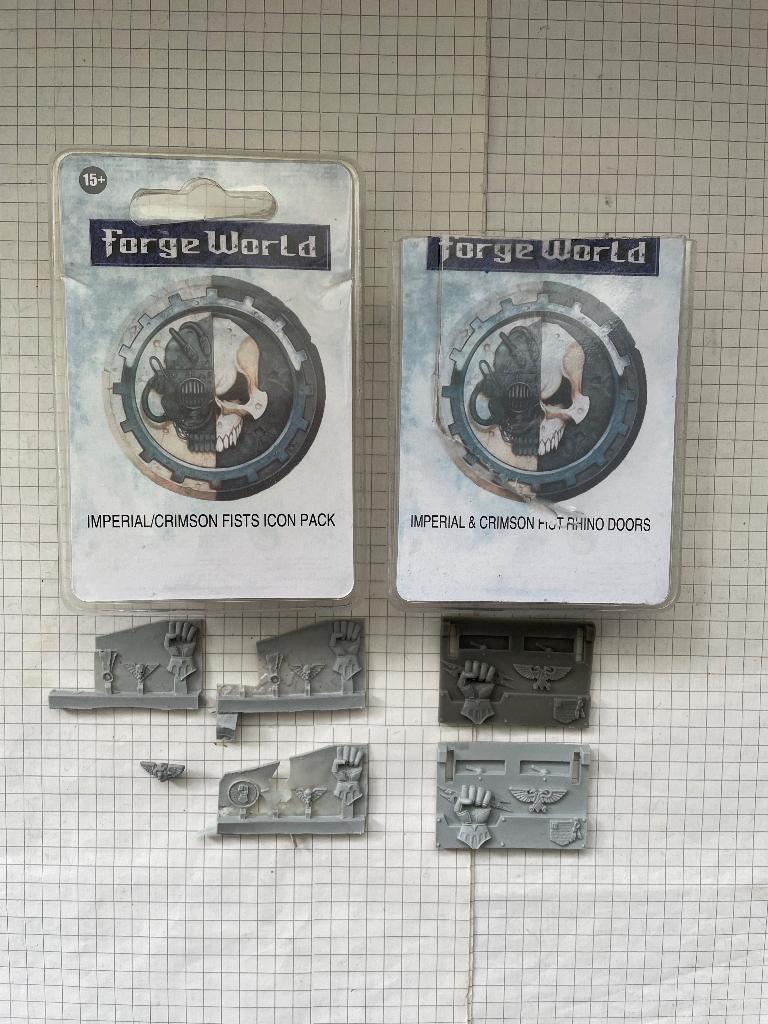 Lot de bitz Imperial/Crimson Fists pour W40K, Enlèvement ou Envoi, Utilisé, Warhammer 40000, Figurine(s)