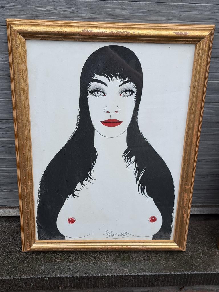 Lithographie femme nue signe felix labisse, Enlèvement ou Envoi