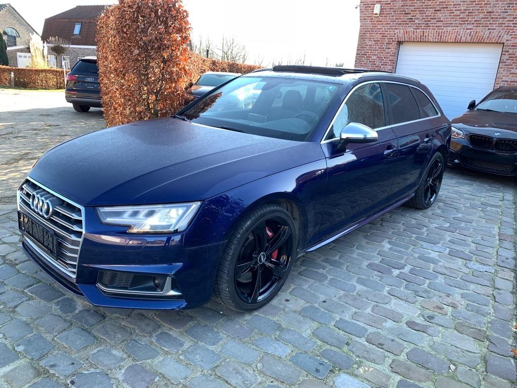 Audi S4 3.0 V6 TFSI quattro, Auto's, Automaat, Euro 6, Blauw, Android Auto