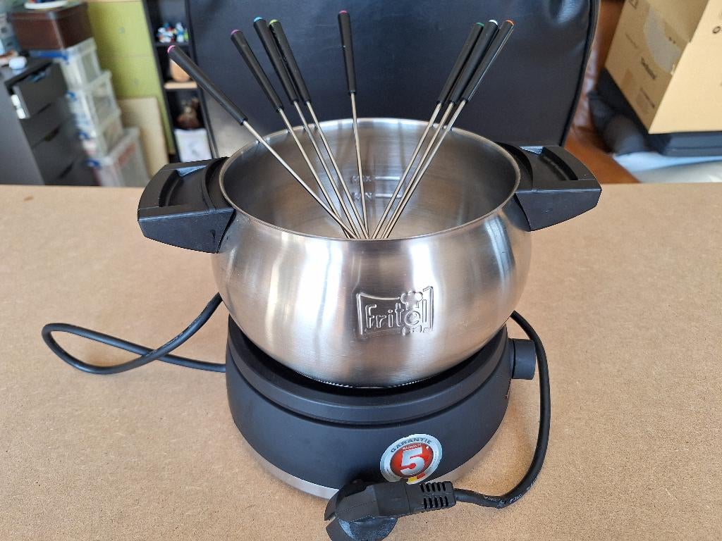 FONDUESTEL, Elektronische apparatuur, Fonduesets, Ophalen, Zo goed als nieuw, Inductie