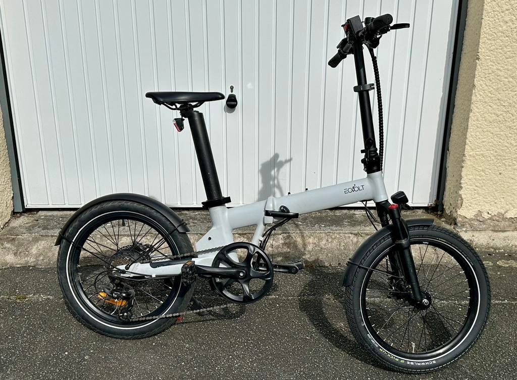 Vélo electrique pliant Eovolt afternoon, Fietsen en Brommers, Fietsen | Vouwfietsen, 20 inch of meer, Gebruikt, Versnellingen