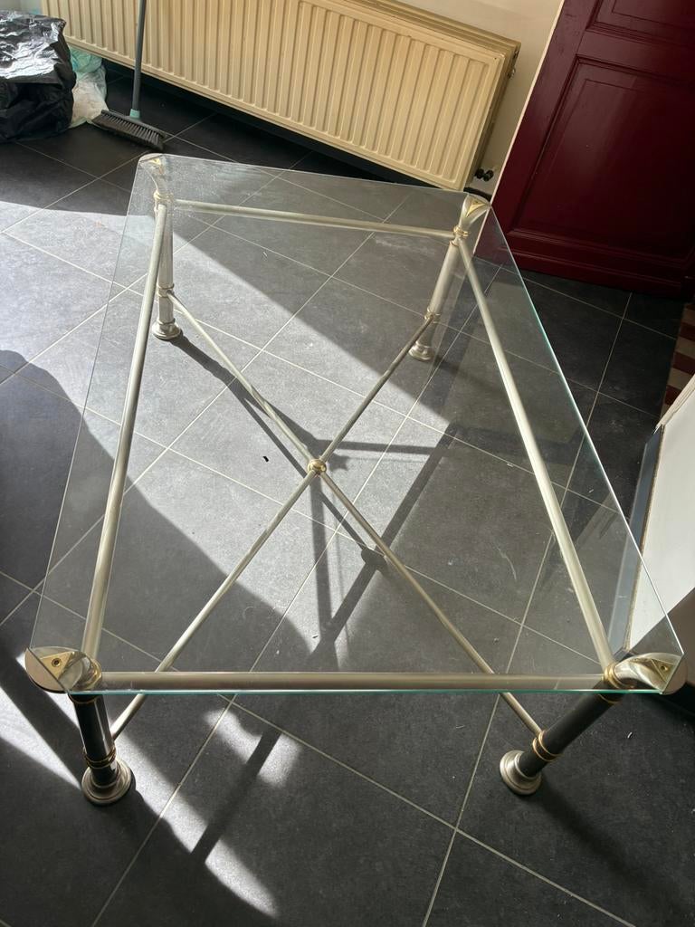 Table de salon avec lame en verre, Maison & Meubles, Tables | Tables de salon, Enlèvement, Comme neuf