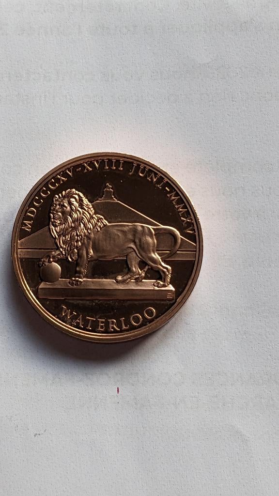 WATERLOO - NAPOLEON, Envoi, Bronze