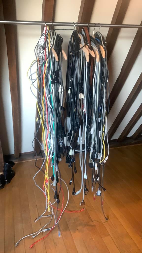 Lot kabels, Ophalen, Gebruikt