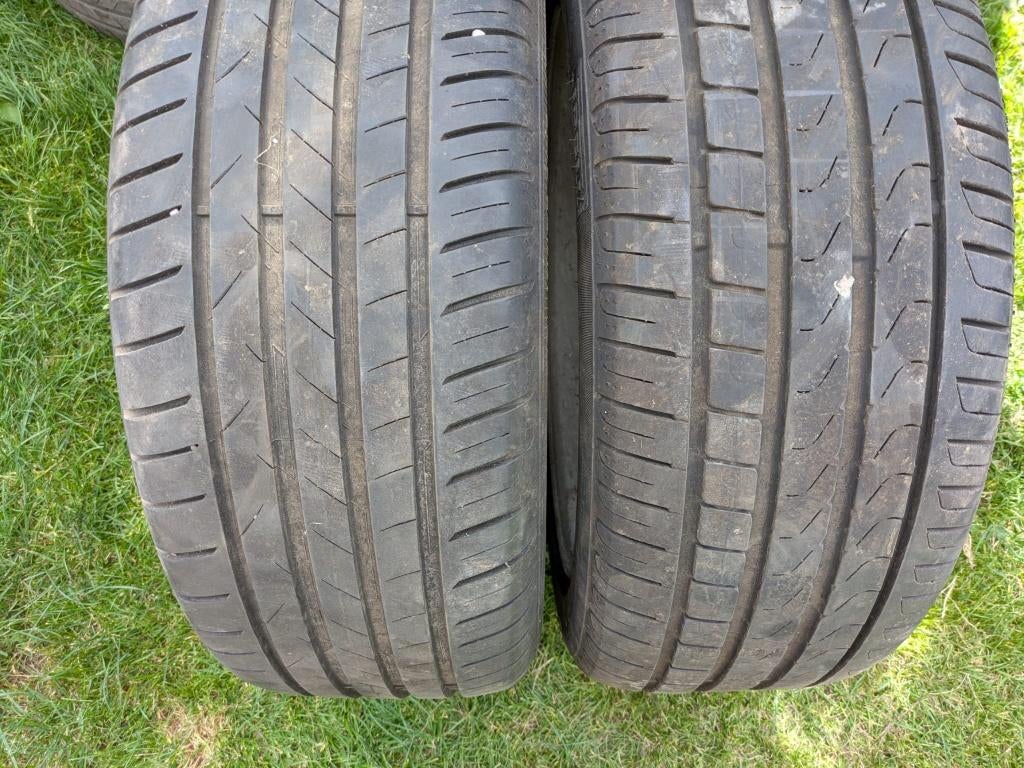 4 Jantes Alu Hyundai 17" + Pneus, Autos : Pièces & Accessoires, Pneus et Jantes, Véhicule de tourisme, Pneus été, 17 pouces