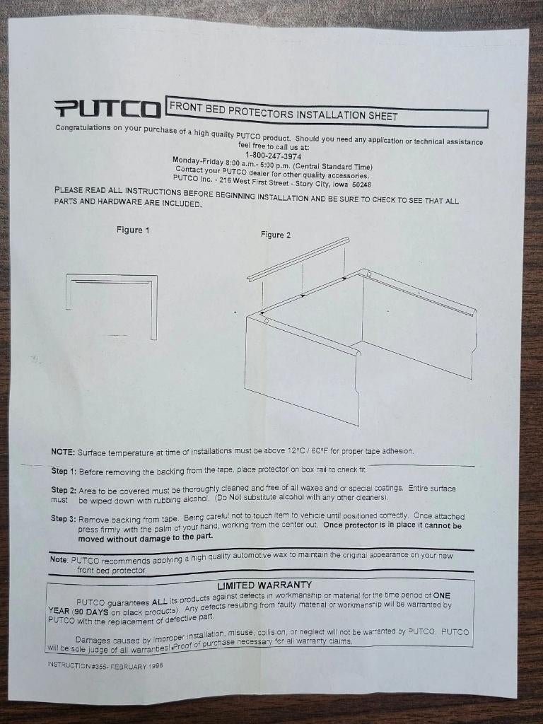 PUTCO 51135 Protection de carrosserie  pour Dodge Dakota, Autos : Pièces & Accessoires, Enlèvement, Neuf, Avant, Pièces américaines