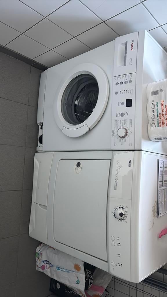 Bosch wasmachine & Zanussi droger, Elektronische apparatuur, Wasmachines, Ophalen