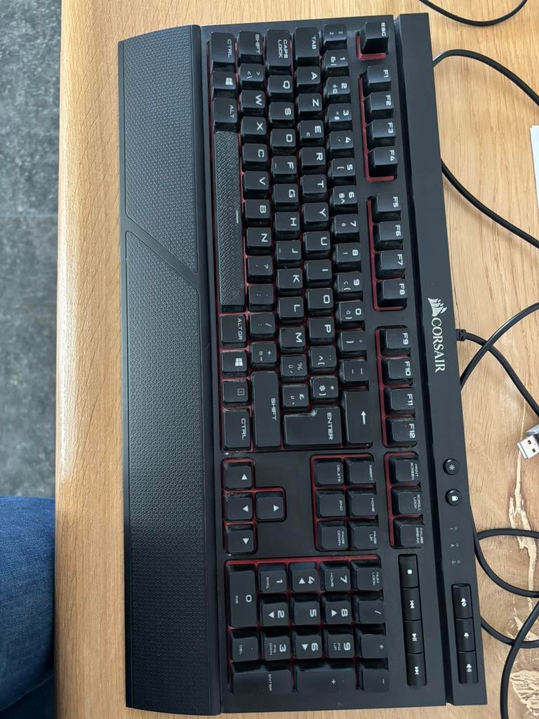 Toetsenbord Corsair, Computers en Software, Ophalen, Zo goed als nieuw, Gaming toetsenbord