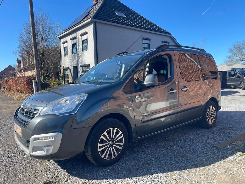 Peugeot Partner Tepee 1.6BlueHDi,Airco,Radar,Cruise,1er prop, Autos, Argent ou Gris, Achat, Euro 6, 5 portes