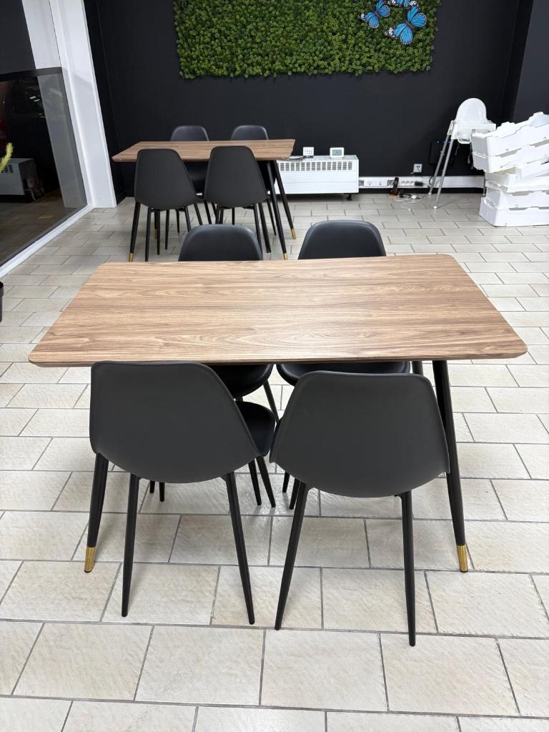 Tafel met 4 stoelen, Huis en Inrichting, Ophalen, 50 tot 100 cm, Eikenhout, 50 tot 100 cm