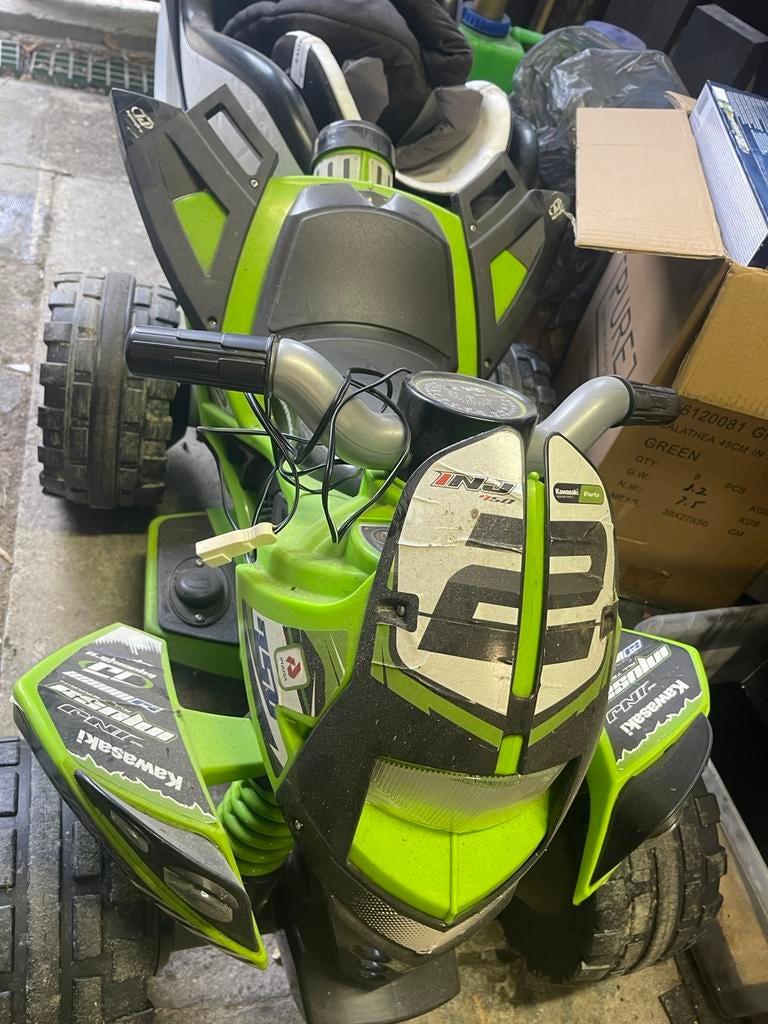 Kinder quad, Ophalen, Gebruikt