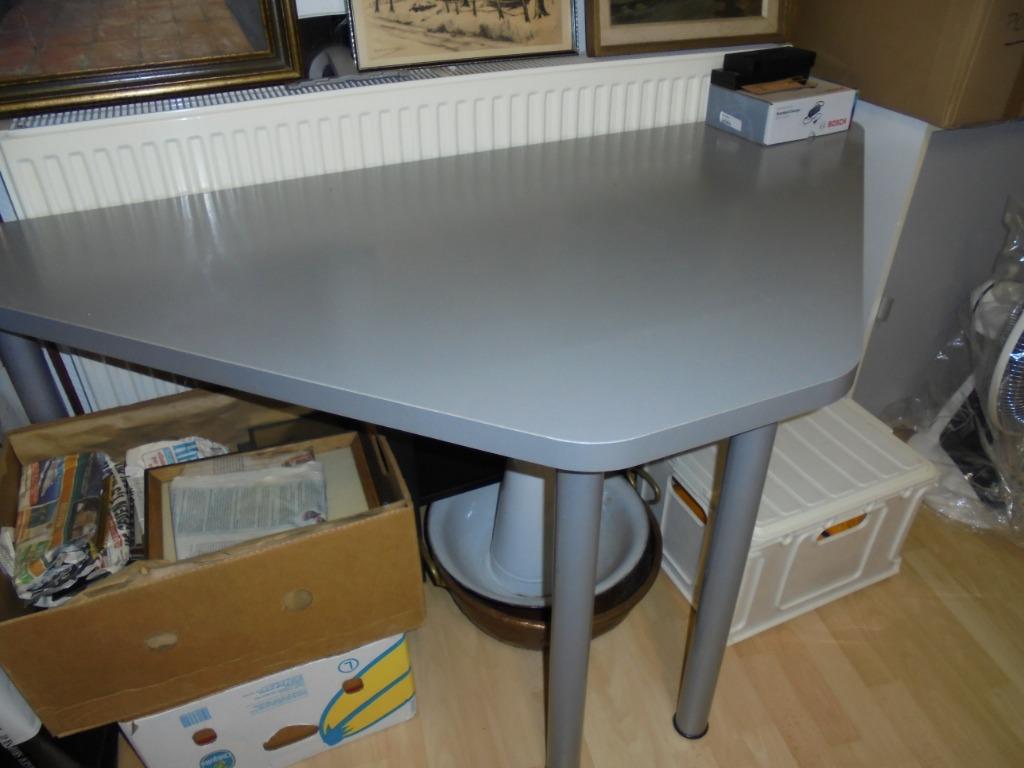 grijze hoektafel, Huis en Inrichting, Ophalen