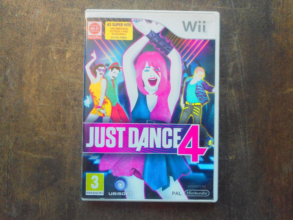 Just Dance 4 voor Wii (zie foto's) III, Games en Spelcomputers, Games | Nintendo Wii, Muziek, Gebruikt, Ophalen of Verzenden, 3 spelers of meer