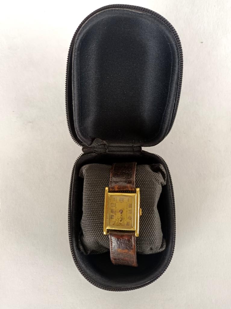 Art deco Zwitsers polshorloge (werkend!) aan - 50%, Overige merken, Overige materialen, Polshorloge, 1930 tot 1960