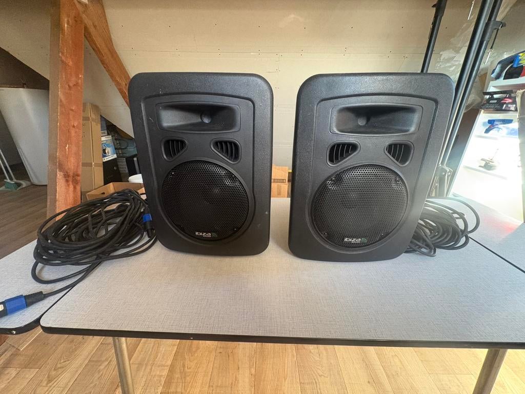 2 enceintes IBIZA Sound pour DJ, Ophalen, Zo goed als nieuw