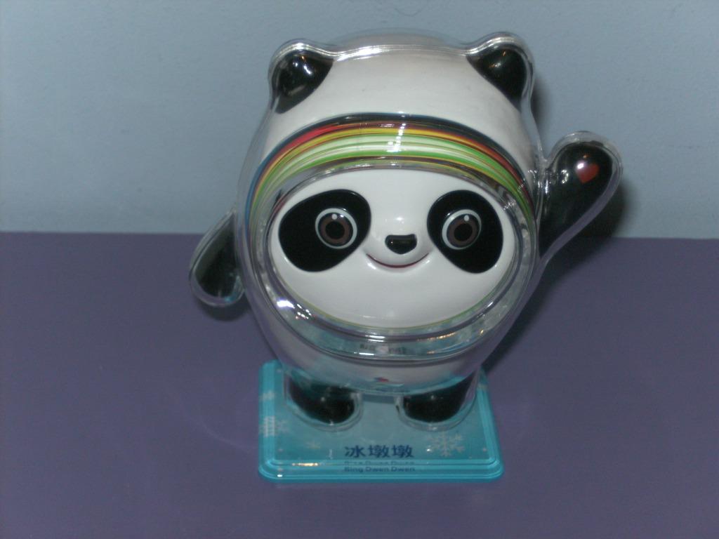 Figuur: bing dwen dwen. (mascotte winterspelen), Ophalen of Verzenden, Gebruikt