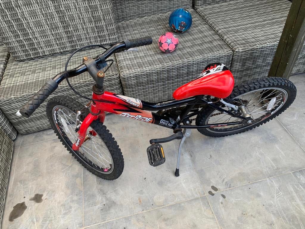 Kinder fiets, Ophalen, Gebruikt