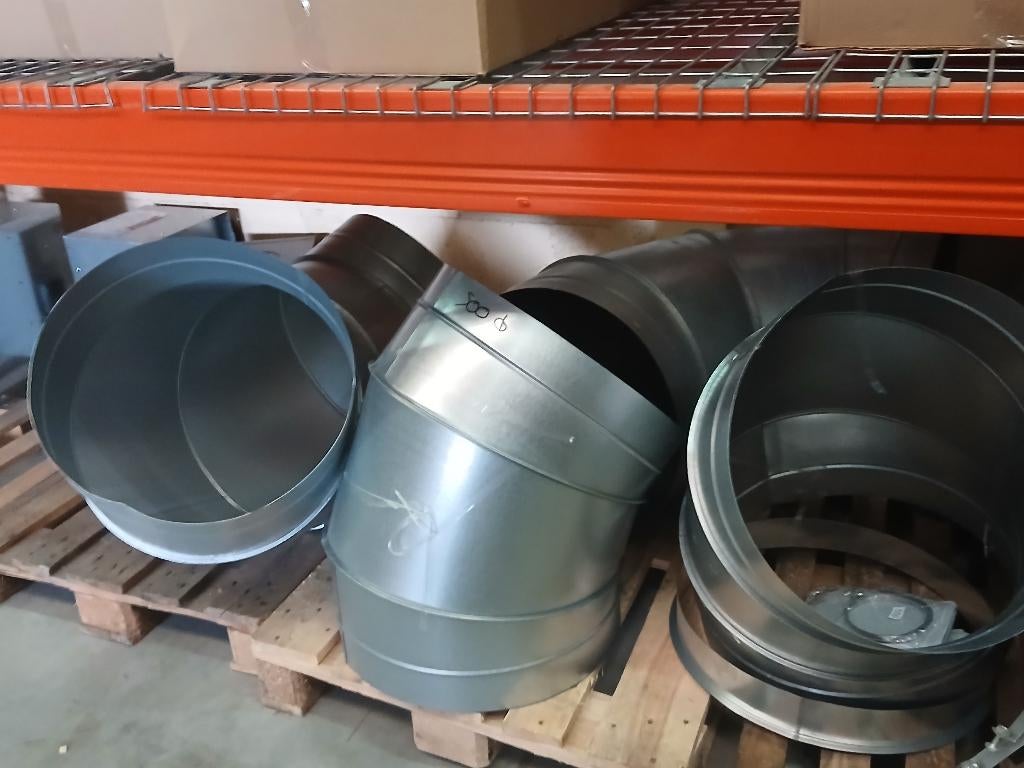 Accessoires hottes de restaurants : tubes, coudes, raccords, Neuf, Inox, 80 mm ou plus, 2 à 4 mètres