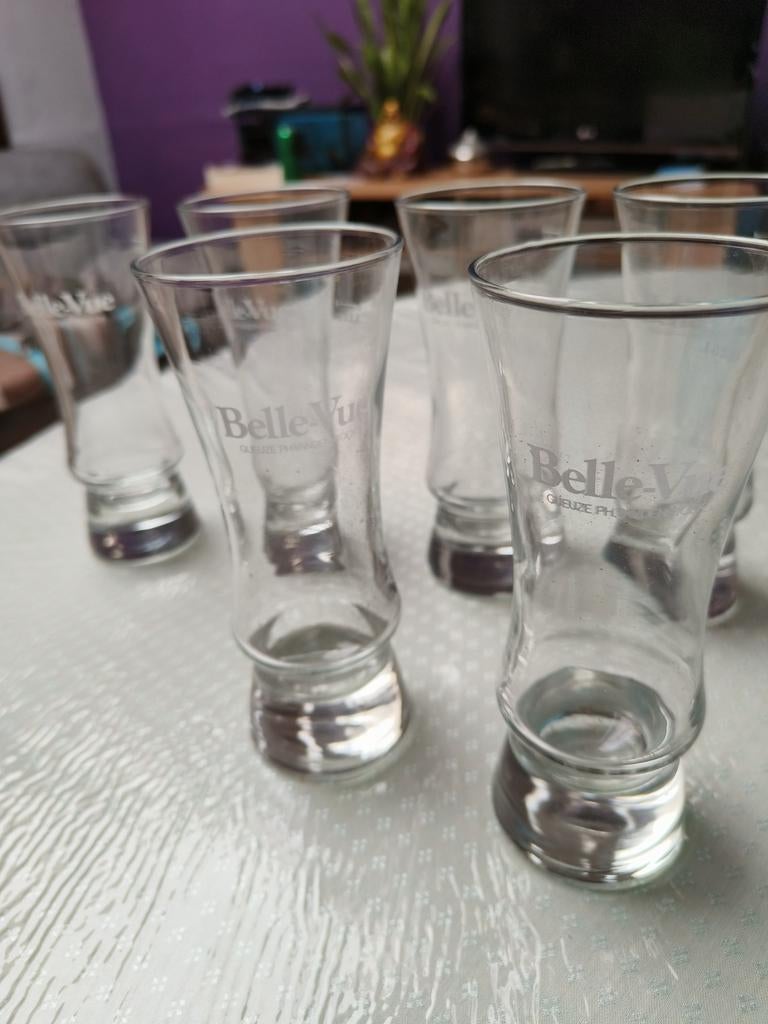 6verres a gueuze belle vue, Enlèvement ou Envoi, Comme neuf