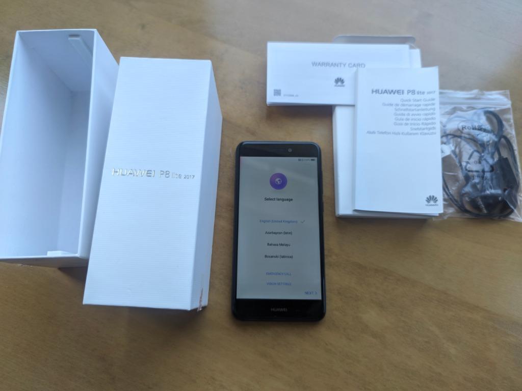 Huawei P8 Lite 2017 Smartphone, Telecommunicatie, Mobiele telefoons | Huawei, Zwart, Touchscreen, Ophalen of Verzenden, Zo goed als nieuw
