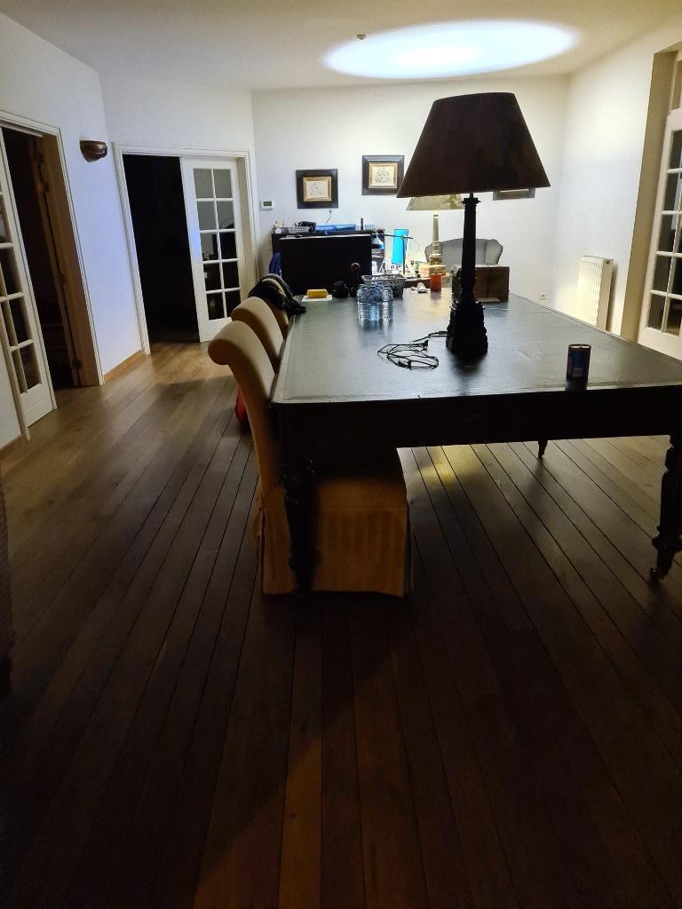 Schrijftafel Engels bureau voor 8 personen 300x150 cm 1950 e, Enlèvement