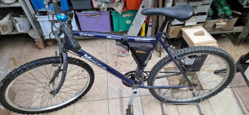 Vélo Minerva Hillbilly 18 vitesses Shimano, Vélos & Vélomoteurs, Vélos | VTT & Mountainbikes, Enlèvement, Utilisé, Hommes, Merida
