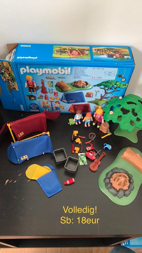 Playmobil kampeerset, Ophalen of Verzenden, Zo goed als nieuw, Complete set
