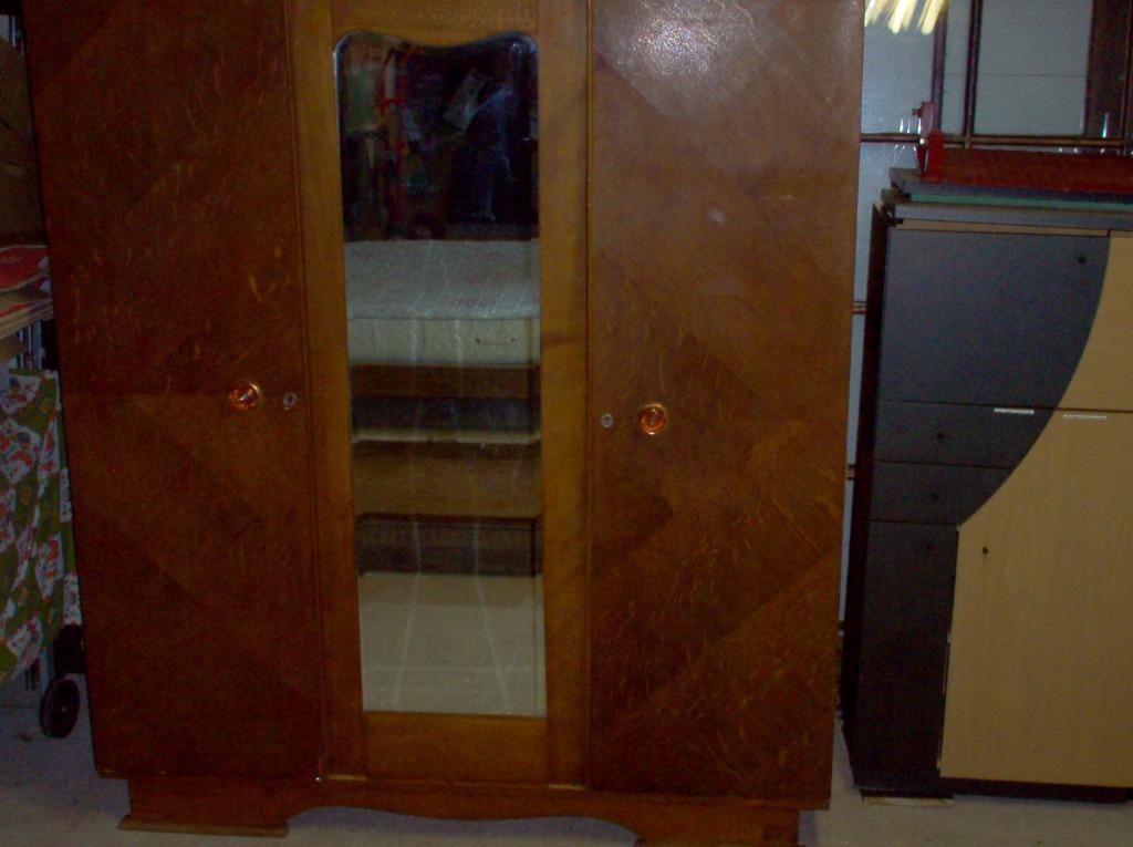 Garde robes 37 €, 150 à 200 cm, Utilisé, Imitation chêne, 50 à 75 cm