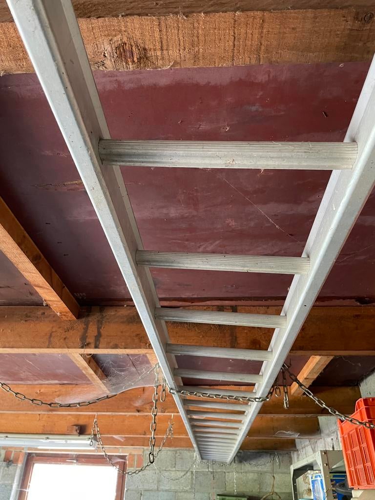 Plukladder Petry 36 treden, Ophalen, Zo goed als nieuw, Ladder