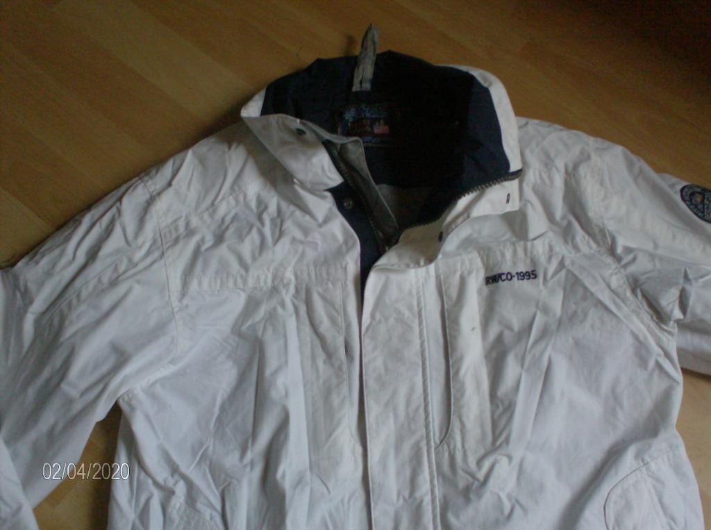 Jas wit merk river woods – maat m, Kleding | Heren, Jassen | Winter, Maat 48/50 (M), Wit, Ophalen of Verzenden, River Woods