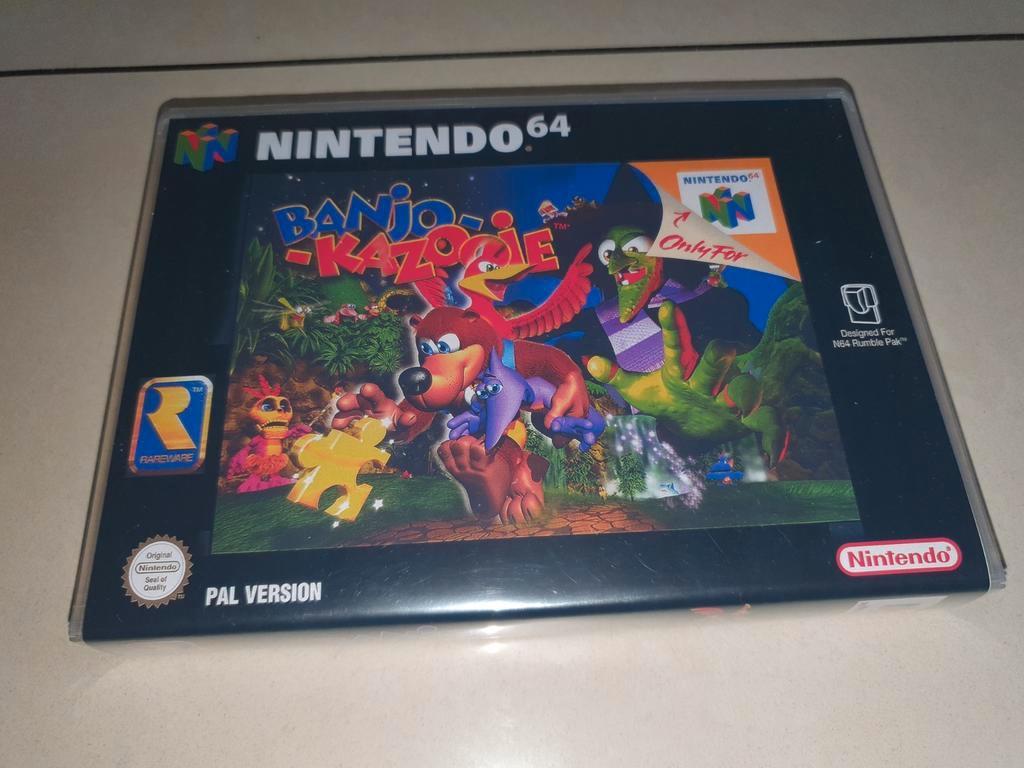 Banjo Kazooie N64 Game Case, Verzenden, Zo goed als nieuw