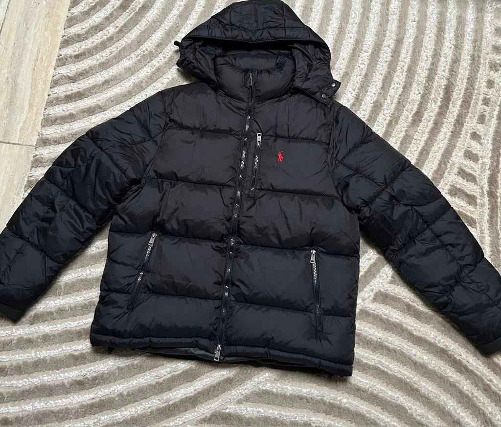 Ralph Lauren Puffer, Kleding | Heren, Jassen | Winter, Ophalen of Verzenden, Zo goed als nieuw, Maat 52/54 (L), Zwart