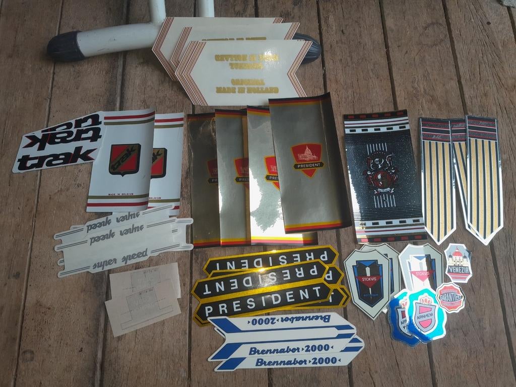 Lot stickers, decals voor de fiets, Fietsen en Brommers, Ophalen of Verzenden, Zo goed als nieuw