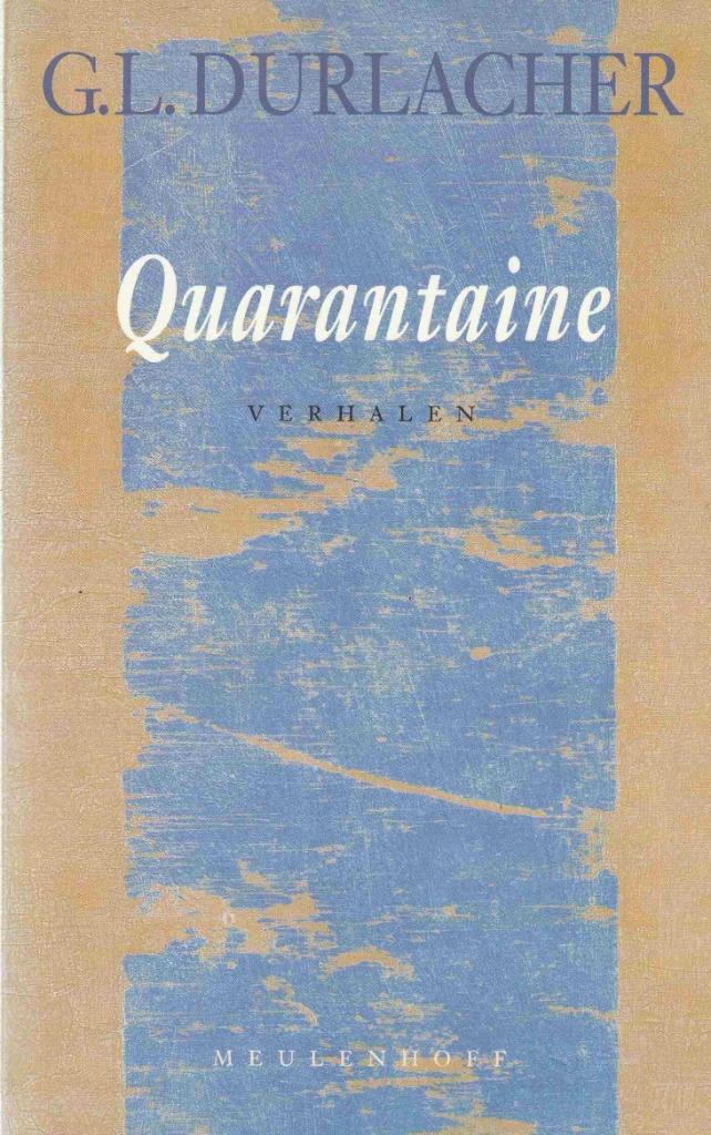 G L durlacher - quarantaine (Verhalen), Livres, Littérature, Comme neuf, Pays-Bas, Enlèvement ou Envoi
