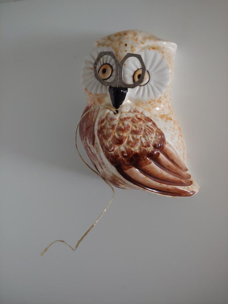 Porte-corde en forme de hibou avec ciseaux, Enlèvement ou Envoi, Comme neuf