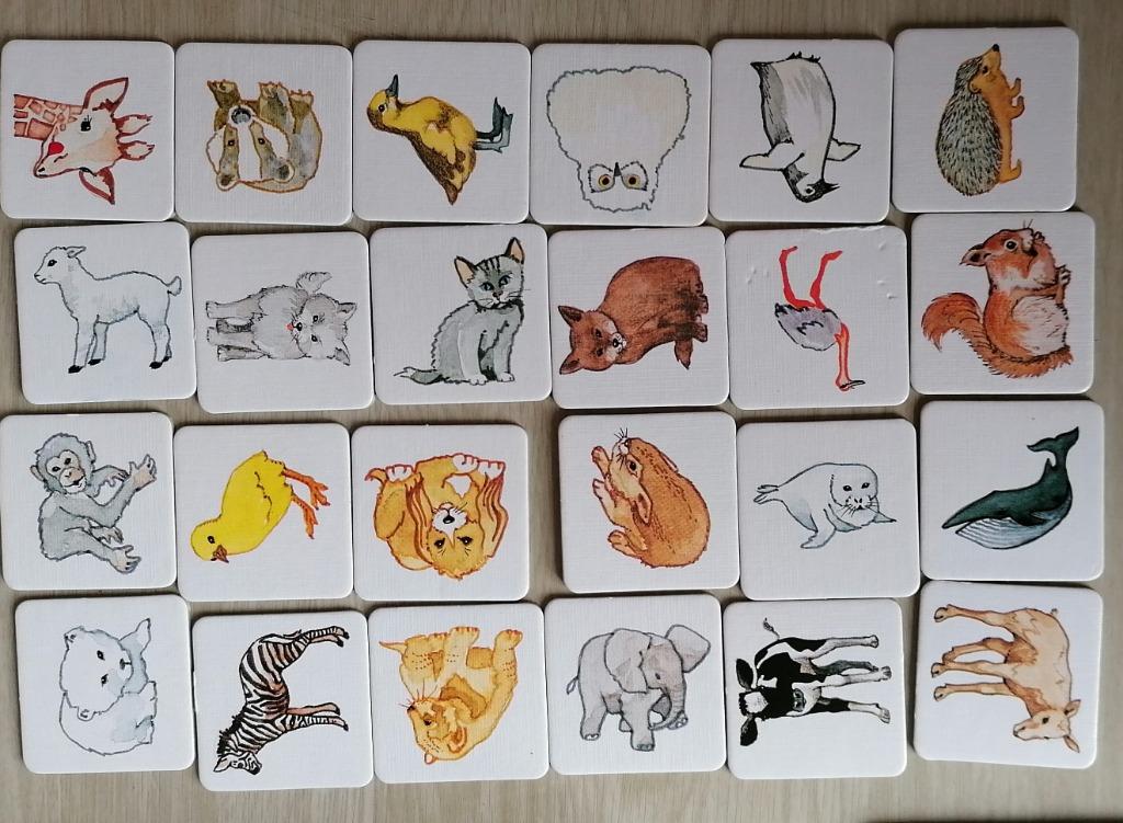 Jeux d'eveil Lotto bébés animaux, Jumbo COMPLET, 4 ans +, Enlèvement, Utilisé, Éducation jusqu'à 6 ans