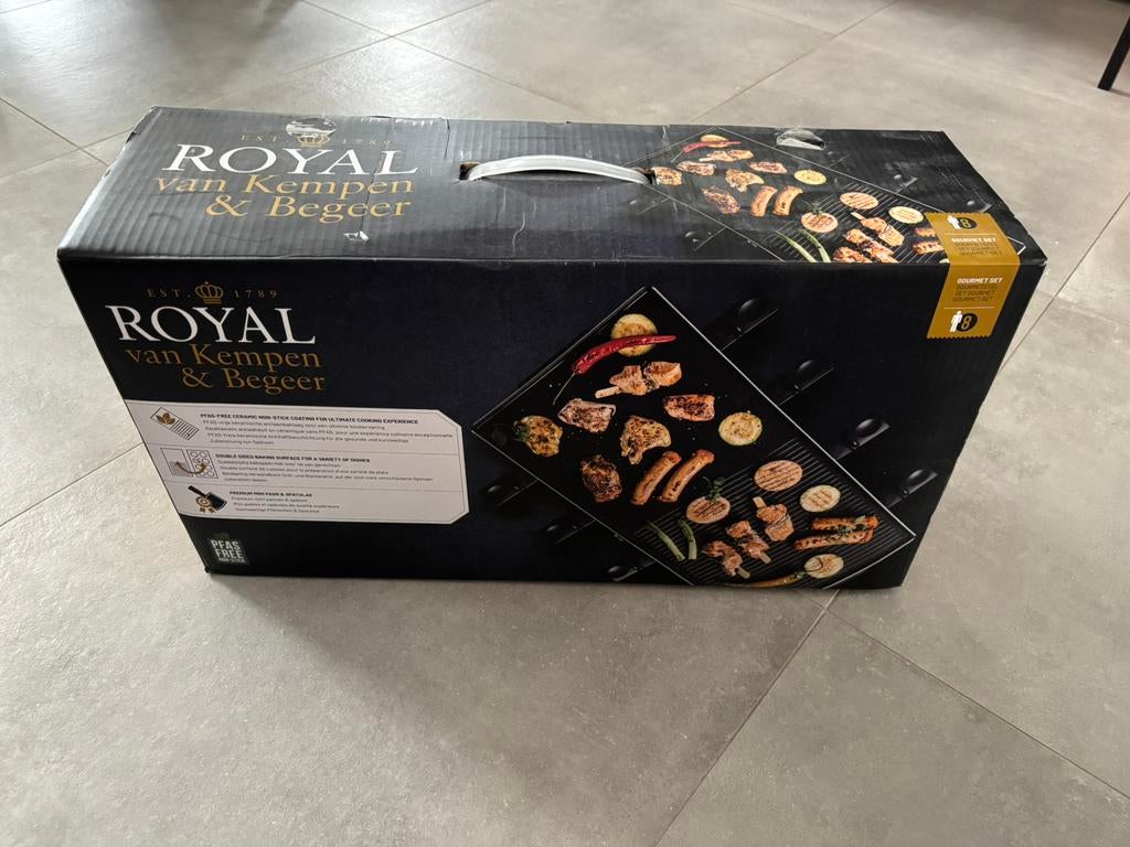 Royal van kempen & begeer Gourmet set 8 personen, Ophalen, Zo goed als nieuw