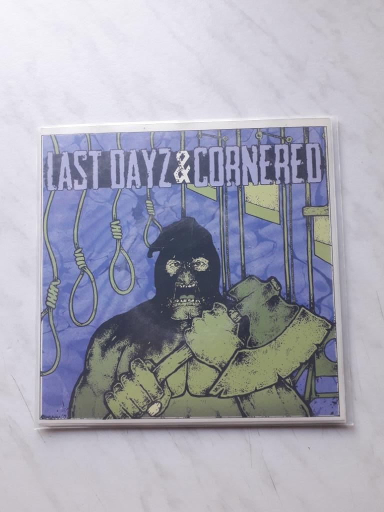 Last Dayz / Cornered (split 7") hardcore, Verzenden