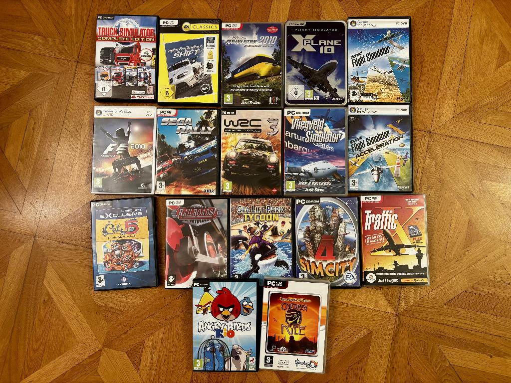 Sélection - 16 jeux PC Flight Simulator X, WRC3, F1 2010,..., Consoles de jeu & Jeux vidéo, Enlèvement ou Envoi, 1 joueur, Autres genres