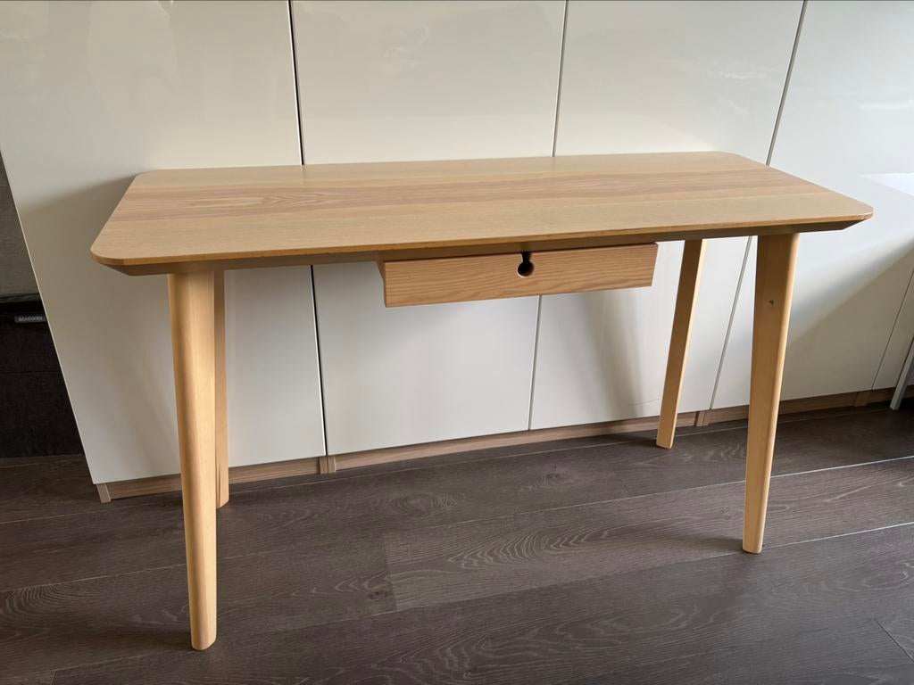 Bureau IKEA LISABO, Maison & Meubles, Enlèvement, Comme neuf