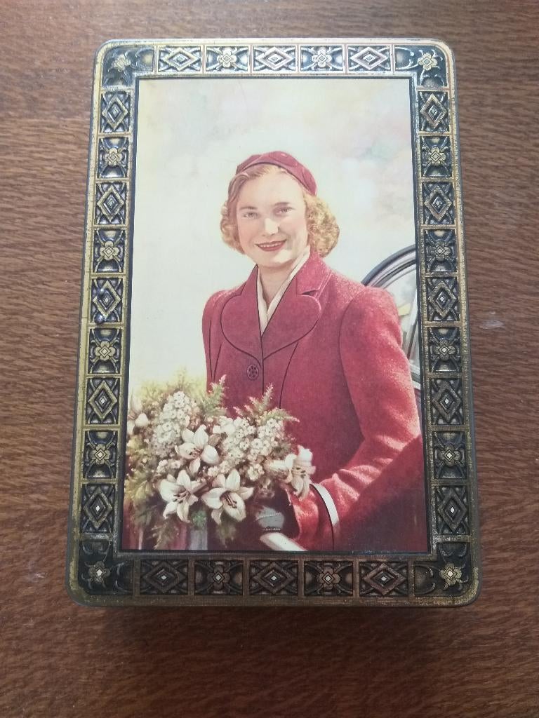 Boîte en fer vintage- Royalty -Princesse Joséphine Charlotte, Enlèvement ou Envoi, Comme neuf, Autres types